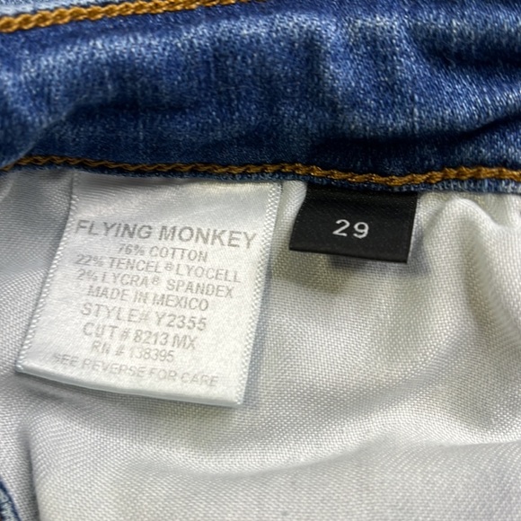 Flying Monkey Blue Flare & Wide Leg Jeans - Picture 5 of 9